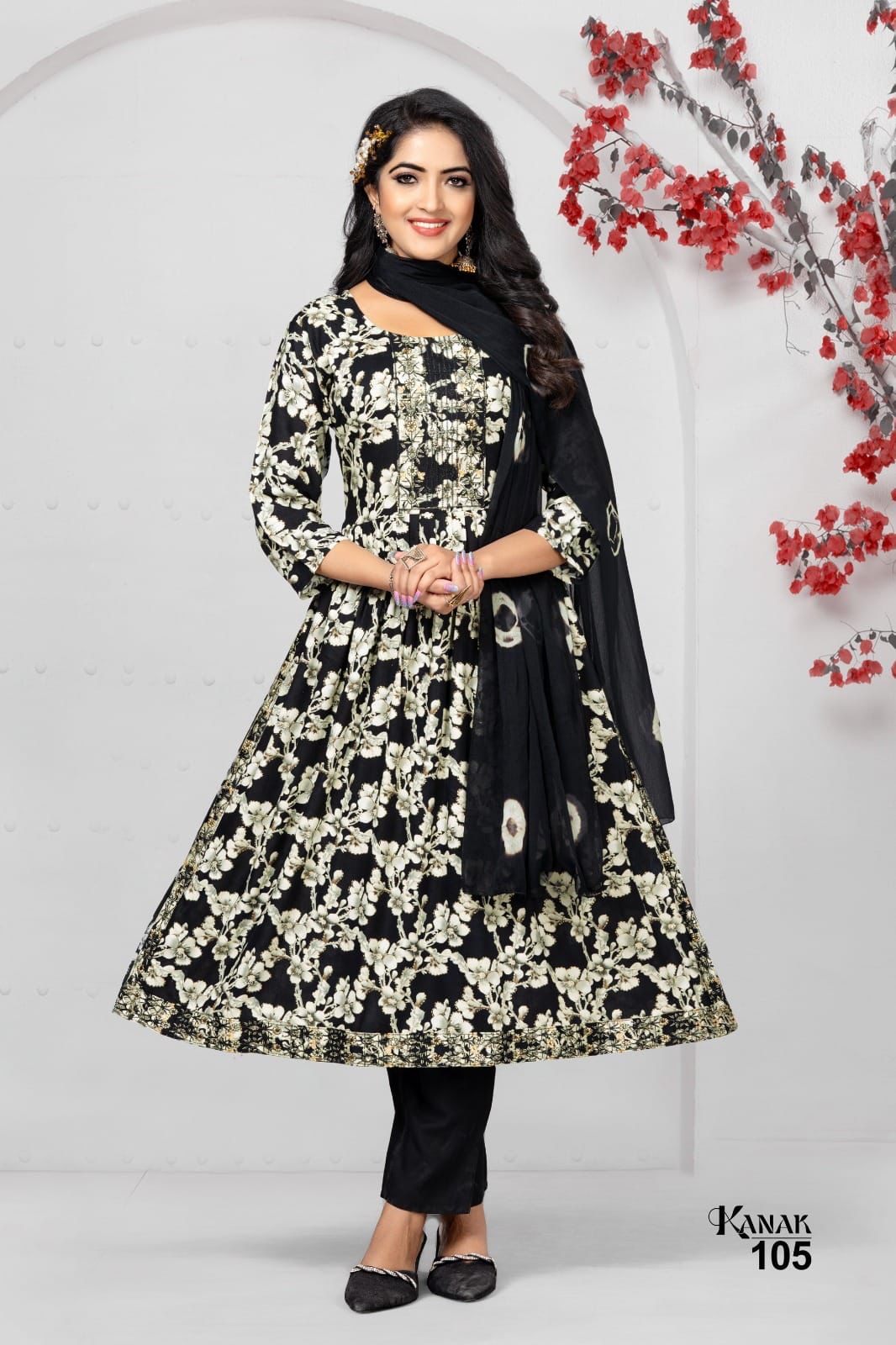 Hirwa Kanak Rayon Kurti With Bottom Dupatta Catalog
